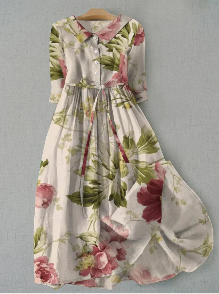 Levoire | Robe Midi À Imprimé Floral En Pastel