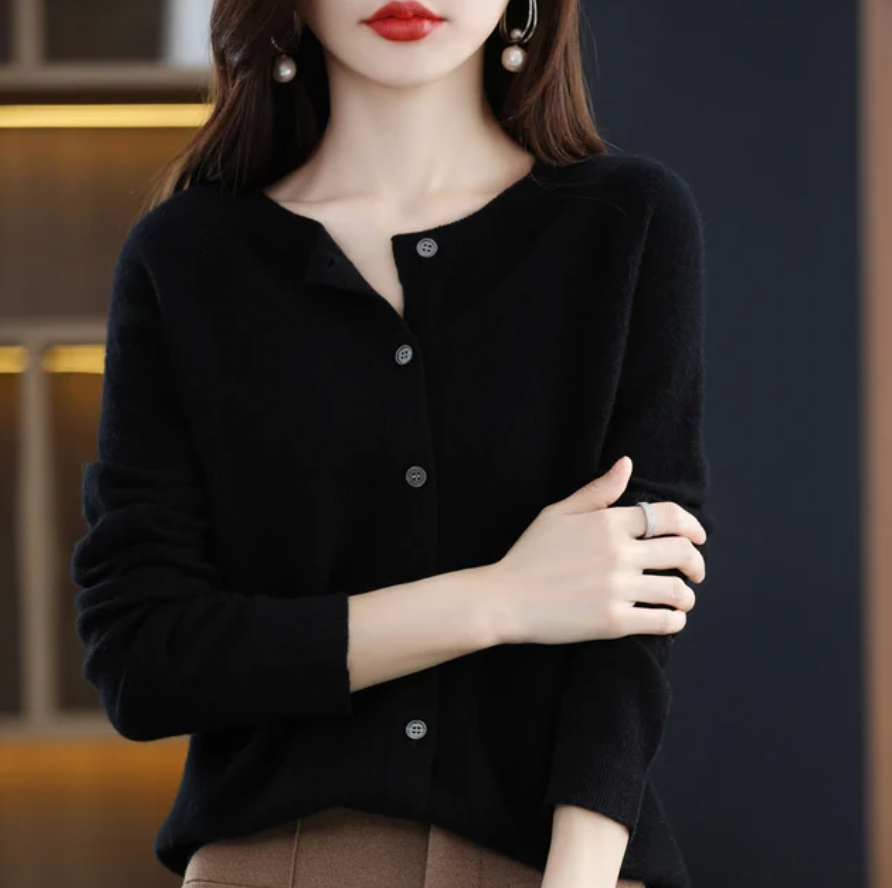 Levoire | Pull en laine chaude et fait à la main Noir (Il ne reste que 8 unités)