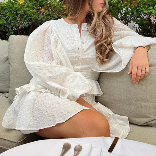 Levoire | Robe à manches bouffantes