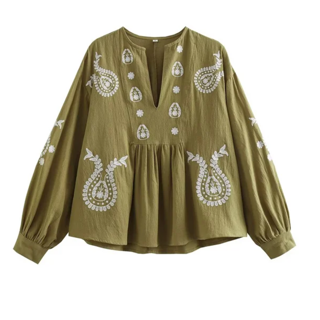 Levoire | Top Élégant Pour Le Look D'Été Vert