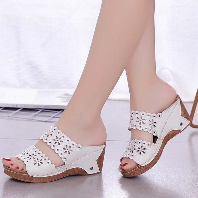 Levoire | Sandales Orthopédiques Tendance Pour Femmes Confortables Blanc