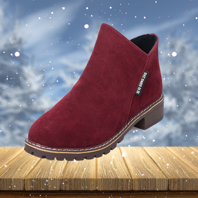 Levoire | Bottes En Cuir Sauvage Avec Semelles Anti-Dérapantes Rot