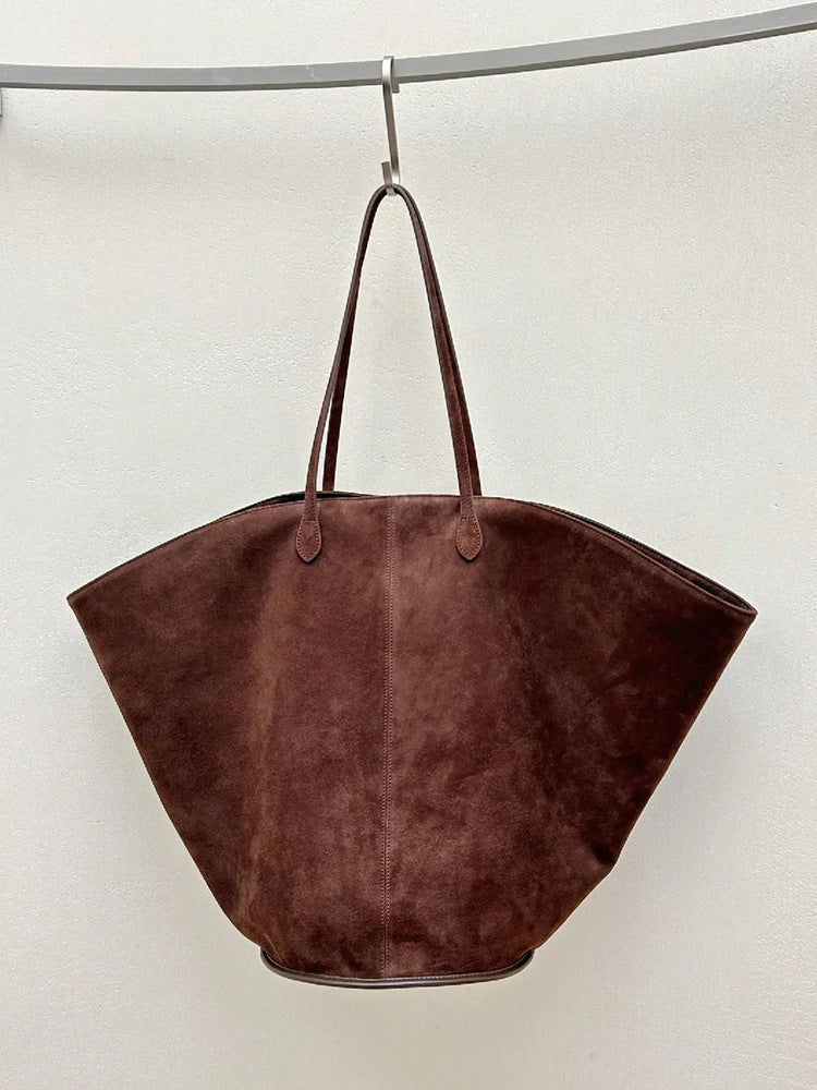 Levoire | Grand Sac En Similicuir Pour Femmes Braun