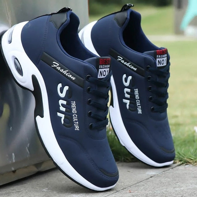 Levoire | Chaussures De Sport Pour Hommes Avec Semelle Orthopédique Bleu