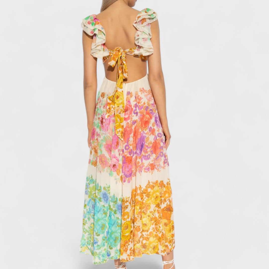 Levoire | Robe D'Été Ludique Avec Motif Floral