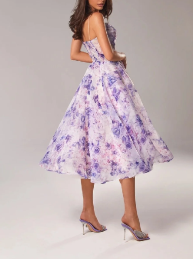 Levoire | Robe élégante à imprimé floral