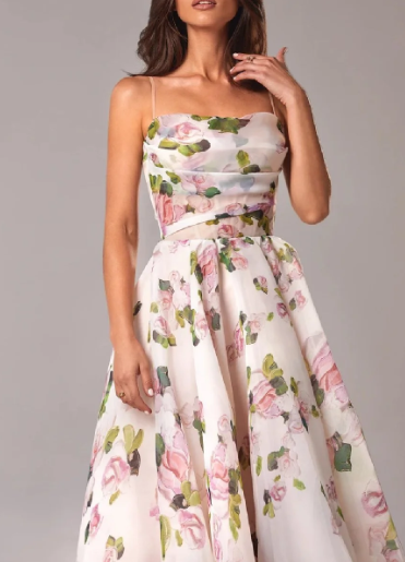 Levoire | Robe élégante à imprimé floral