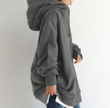 Levoire-Hoodie avec fermeture éclair pour automne/hiver