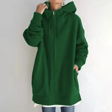 Levoire-Hoodie avec fermeture éclair pour automne/hiver