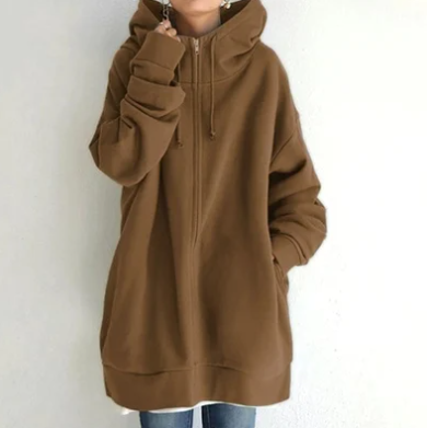 Levoire-Hoodie avec fermeture éclair pour automne/hiver