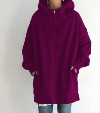 Levoire-Hoodie avec fermeture éclair pour automne/hiver