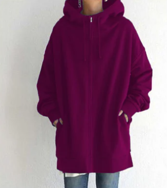 Levoire-Hoodie avec fermeture éclair pour automne/hiver Rosenrot
