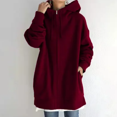 Levoire-Hoodie avec fermeture éclair pour automne/hiver