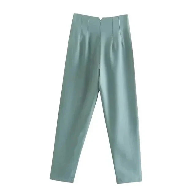 Levoire | Taille - Pantalon Formel Décontracté Stein vert