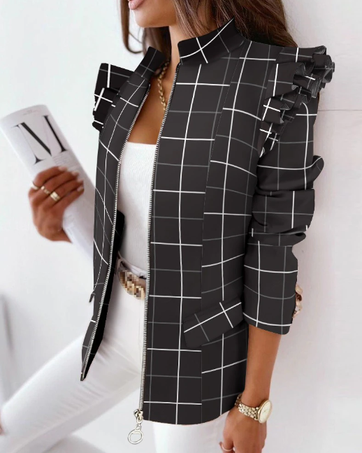 Levoire | Veste Zippée Pour Femmes Noir