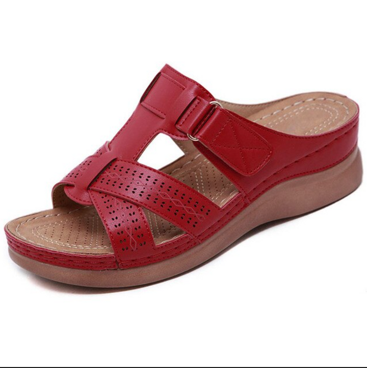 Levoire | Classiques Sandales Féminines Et Chaussures Rétro Rouge