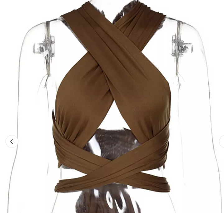 Levoire | Top Dos Nu Un Haut Crop Sexy Et Estival
