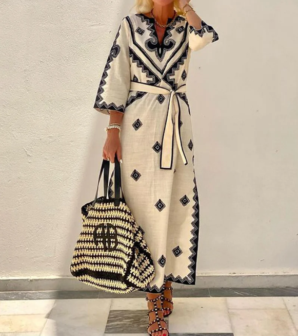 Levoire | Kaftan orienté mode Beige