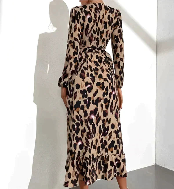 Levoire | Robe imprimée à décolleté en V