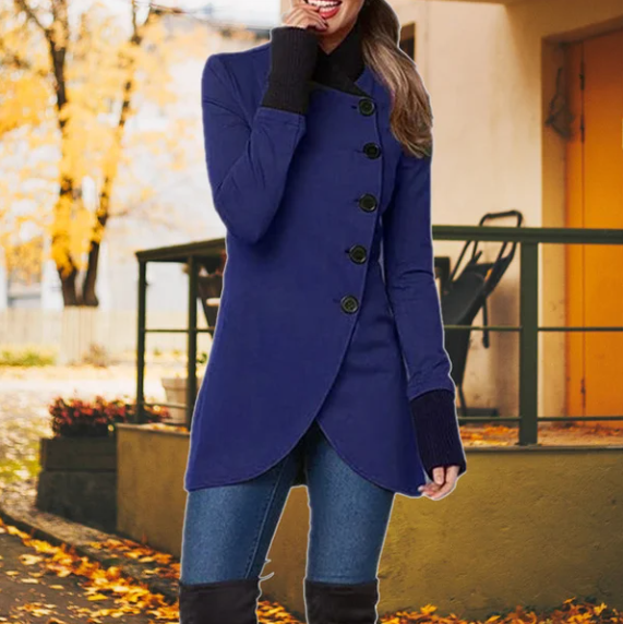 Levoire | Veste Coupe-Vent Élégante Chic Bleu