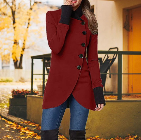 Levoire | Veste Coupe-Vent Élégante Chic Rot