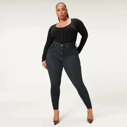 Levoire | Pantalons avec taille haute Noir