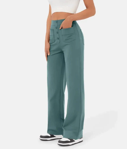 Levoire | Pantalons de loisirs ajustés Taille haute