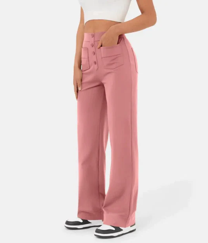 Levoire | Pantalons de loisirs ajustés Taille haute