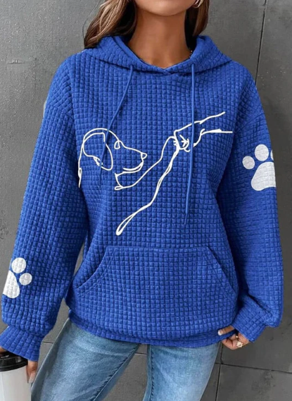 Levoire | Doux et chaud hoodie Bleu