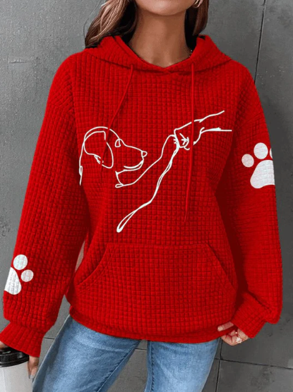 Levoire | Doux et chaud hoodie Rot