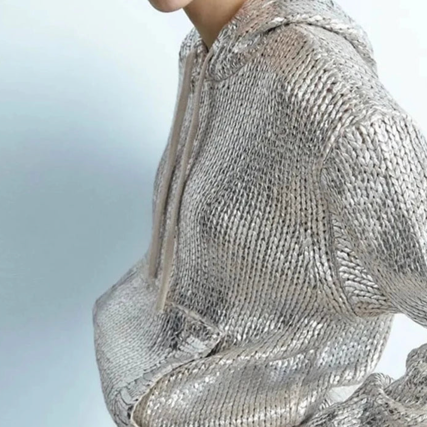 Levoire | Sweatshirt En Métal Argenté