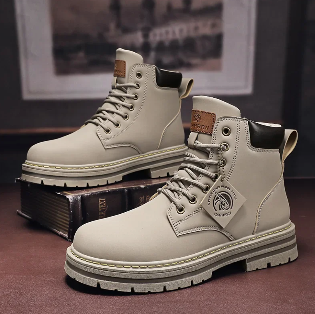 Levoire | Chaussures À Lacets Confortables Pour Hommes Gris