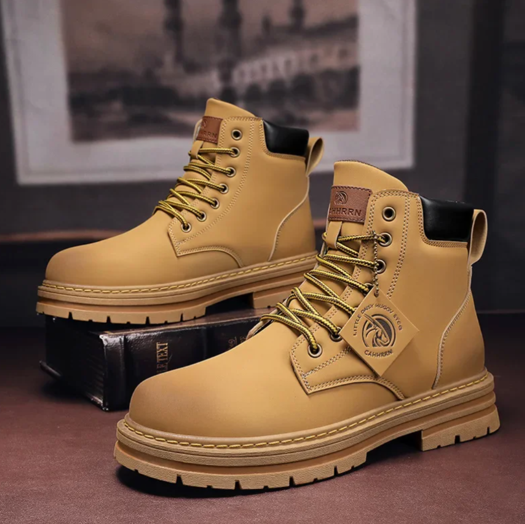 Levoire | Chaussures À Lacets Pour Hommes Braun
