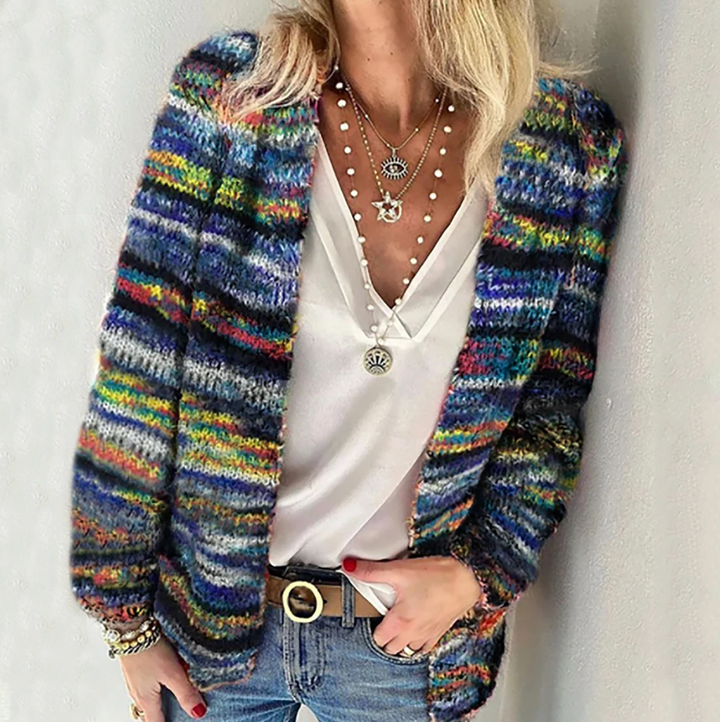 Levoire | Cardigan Rayé Sininen