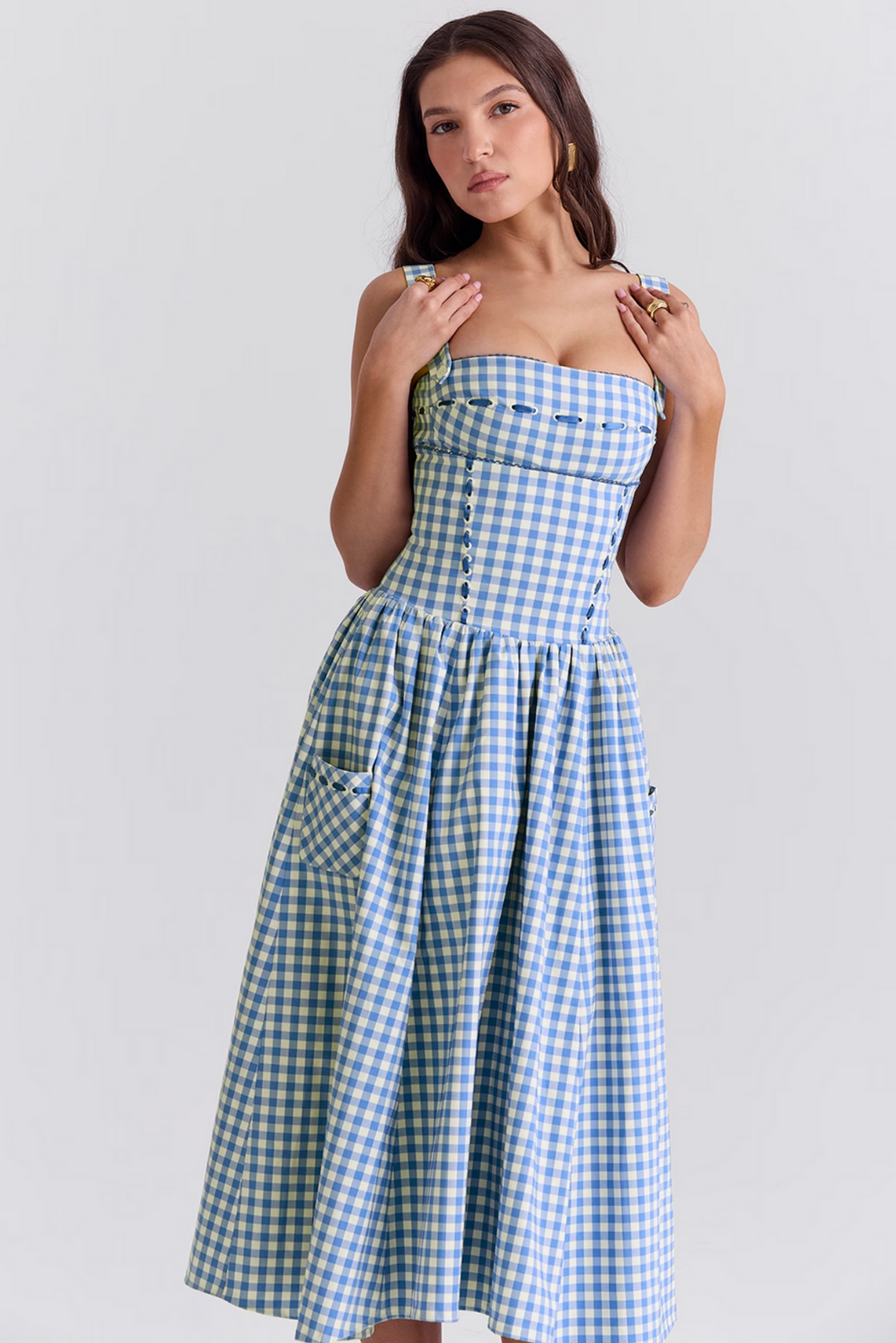 Levoire | Robe D'Été Bleue Pour Femmes