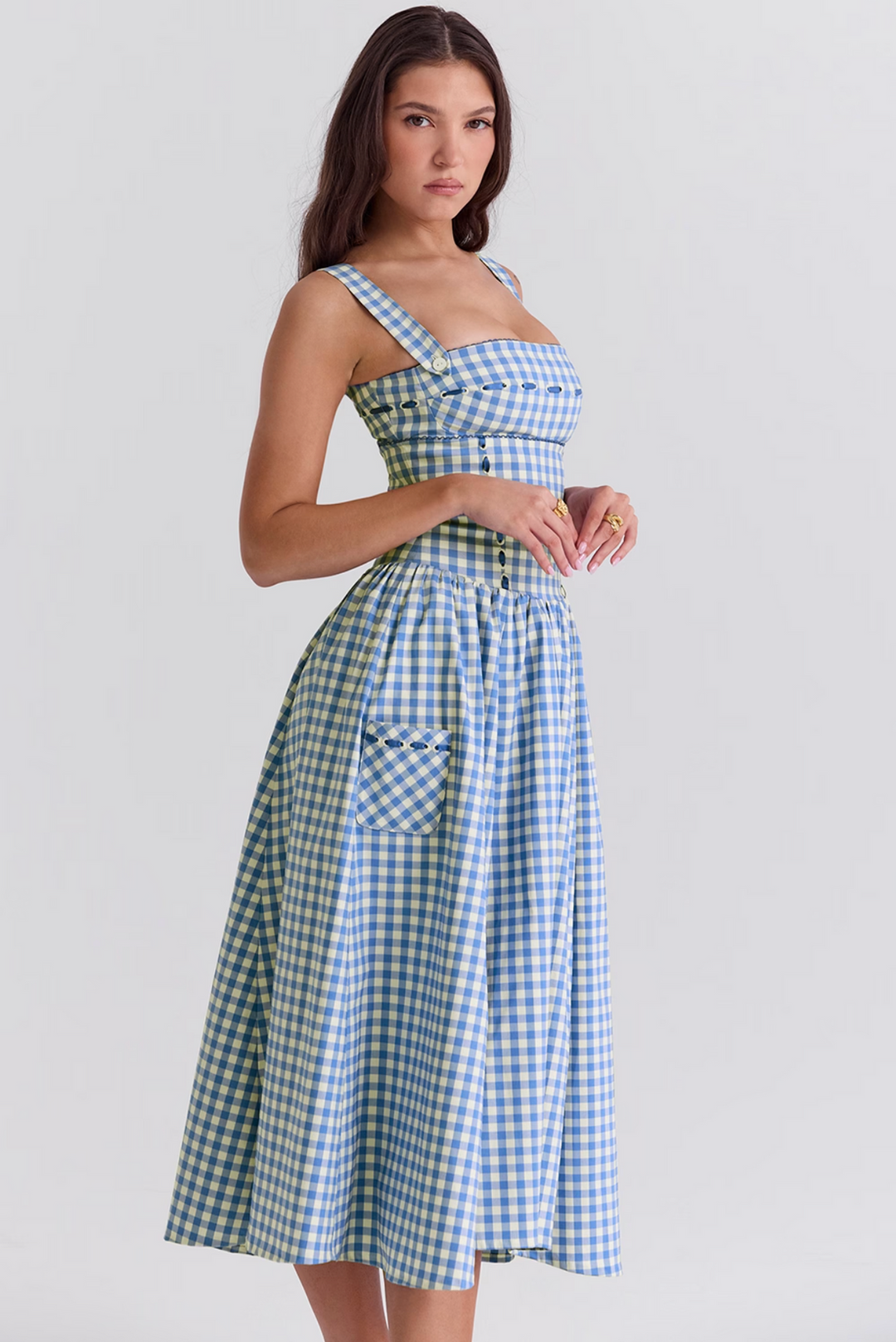 Levoire | Robe D'Été Bleue Pour Femmes