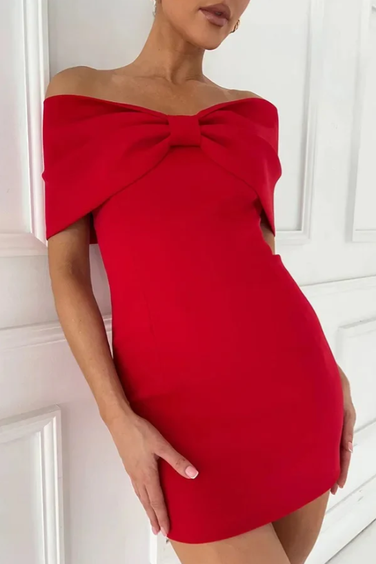 Levoire | Robe mini moderne Rouge