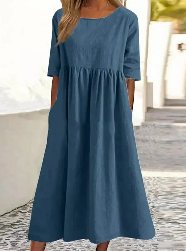 Levoire | Robe élégante de soirée Bleu marine
