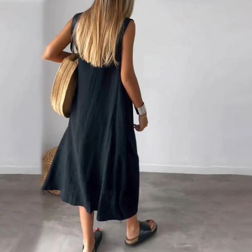 Levoire | Robe Sans Manches Tendance Avec Poche Pour Femmes