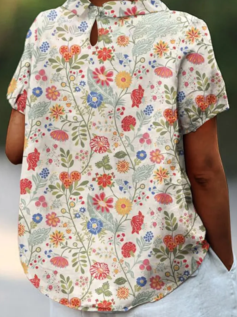 Levoire | Blouse Élégante Avec Motif Floral Pour Femmes