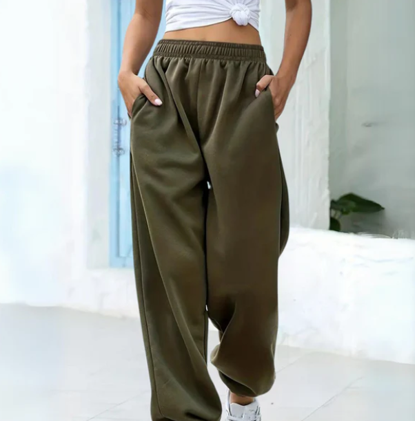 Levoire | Pantalons De Jogging Confortables Pour Femmes Olivier