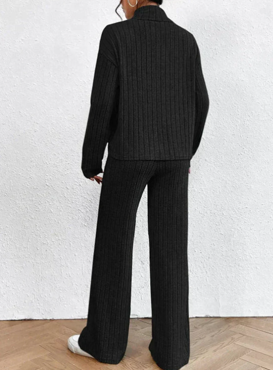 Levoire | Haut Chic Confortable Et Pantalon Ensemble Deux Pièces Pour Femmes