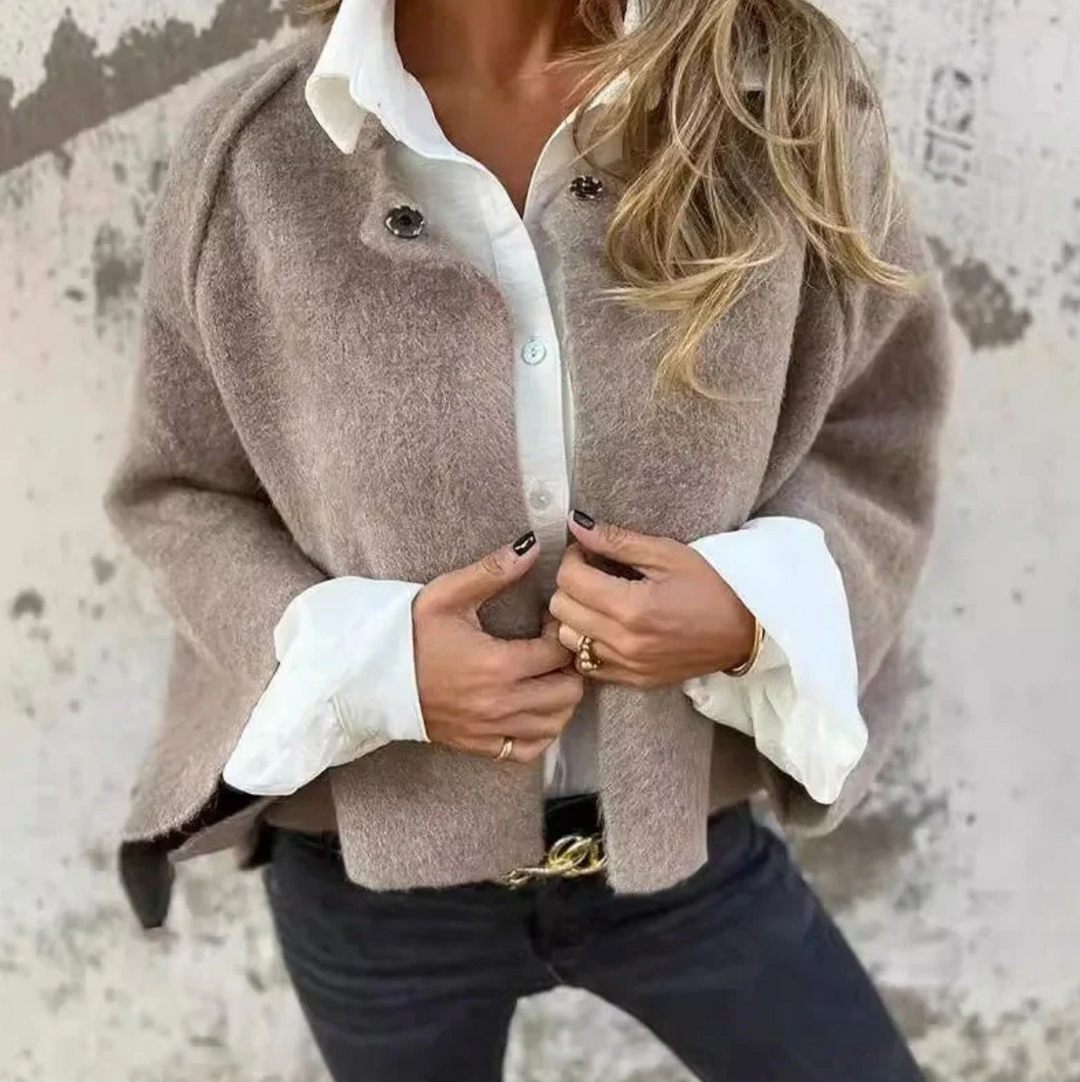 Levoire | Manteau Court Fr La Priode De Transition Khaki