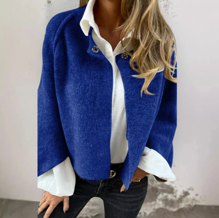Levoire | Manteau Court Fr La Priode De Transition Bleu
