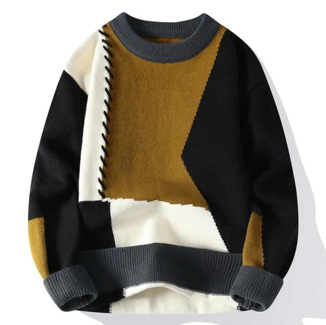 Levoire | Pull À Col Rond Avec Une Coupe Confortable Braun