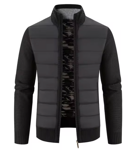 Levoire | Gilet à manches longues avec col montant en tricot
