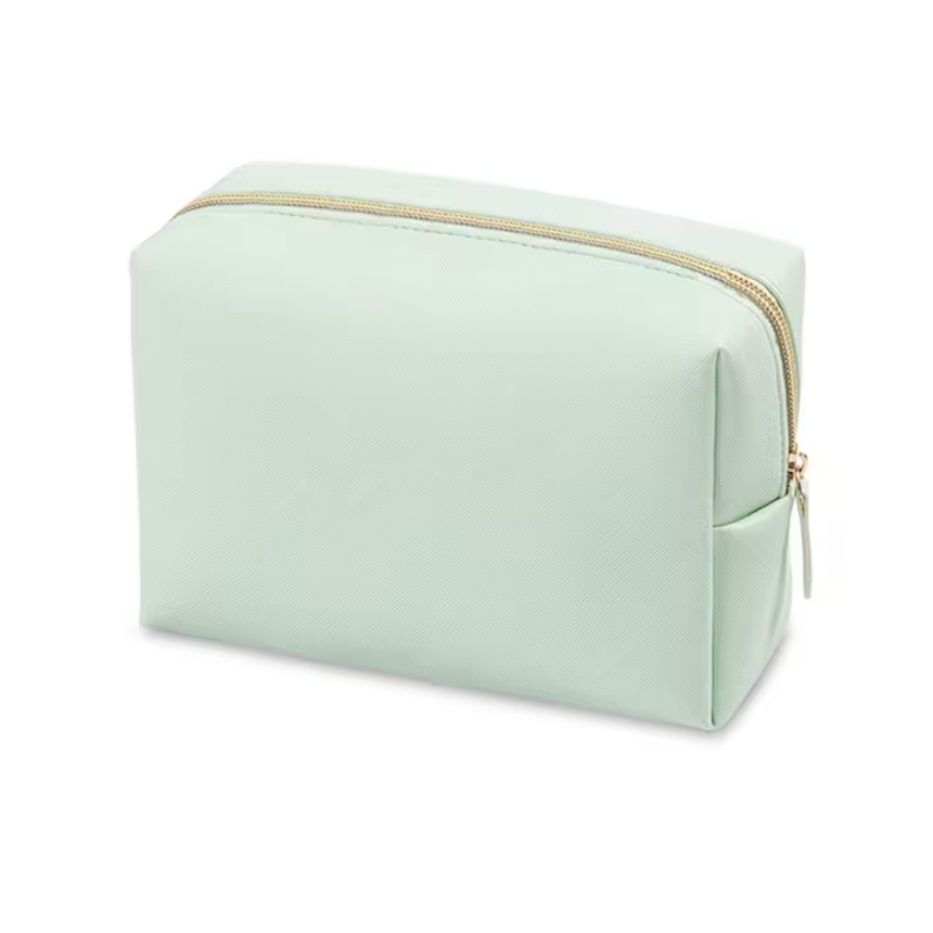 Levoire | Sac De Maquillage Portable Imperméable En Pu Vert