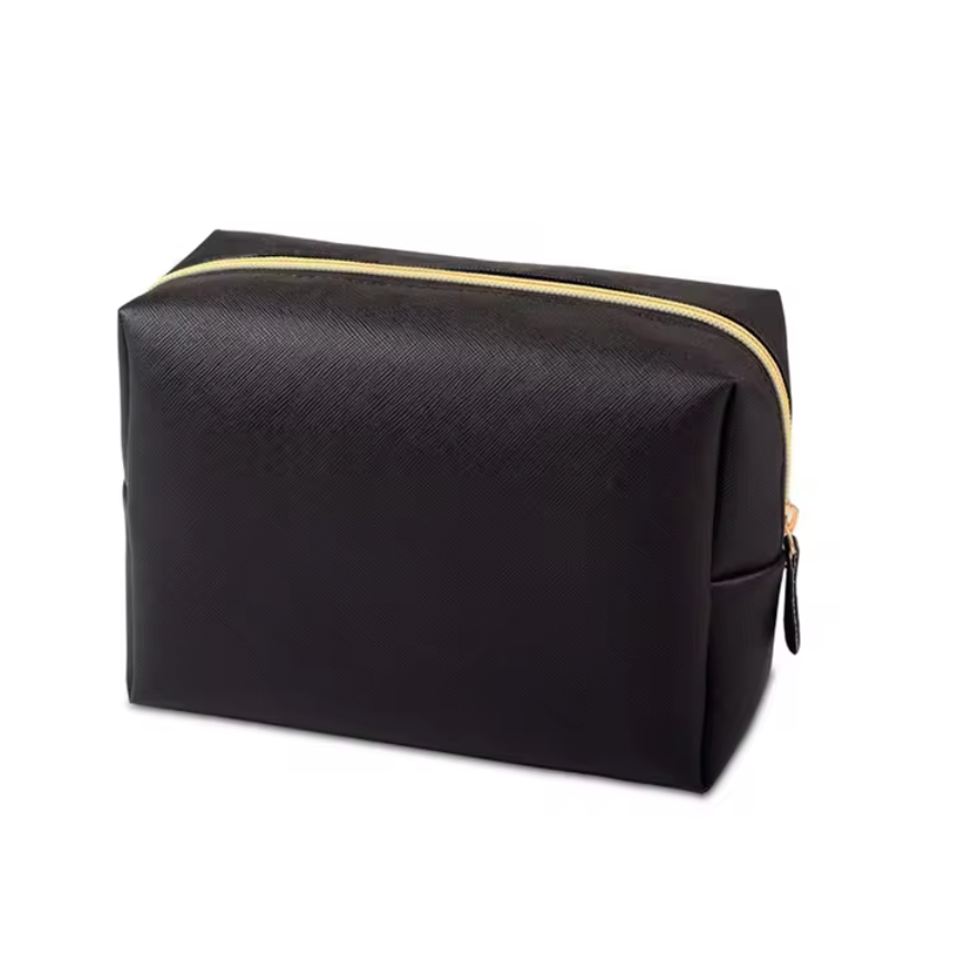 Levoire | Sac De Maquillage Portable Imperméable En Pu Noir