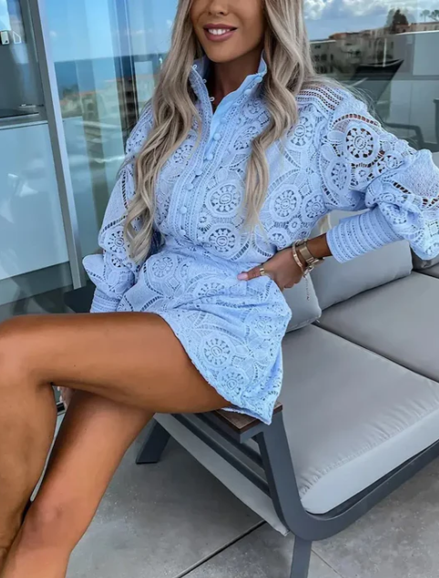 Levoire | Élégante Tenue D'Été Bleu clair