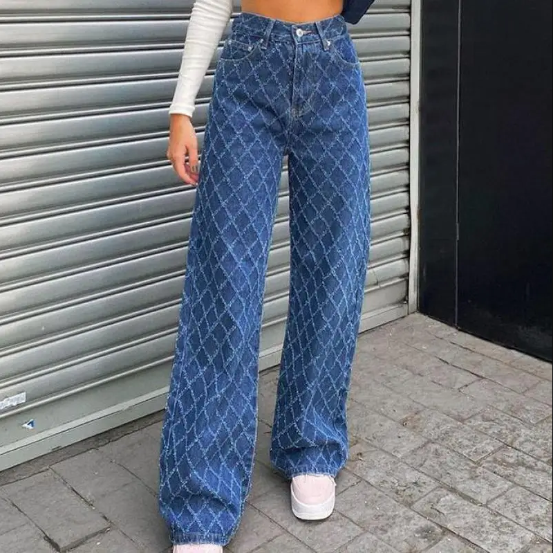 Levoire | Jean Taille Haute En Forme De Losange